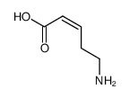 (Z)-5-aminopent-2-enoic acid结构式