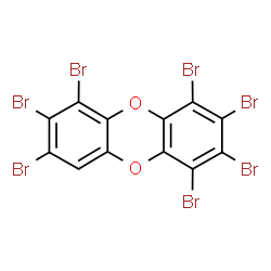 HEPTABROMODIBENZO-PARA-DIOXIN结构式