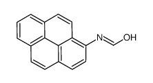 N-formyl-1-aminopyrene structure