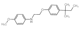 4-Methoxy-N-{2-[4-(tert-pentyl)phenoxy]-ethyl}aniline Structure