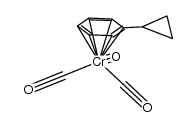tricarbonyl(phenylcyclopropane)chromium(0) Structure