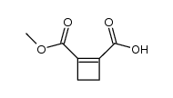 methyl half ester of cyclobutene-1,2-dicarboxylic acid结构式