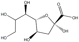 3-Deoxy-β-D-manno-2-octulofuranosonic acid Structure