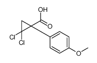 2,2-dichloro-1-(4-methoxyphenyl)cyclopropane-1-carboxylic acid Structure
