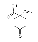 4-oxo-1-vinylcyclohexanecarboxylic acid Structure