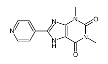 1,3-Dimethyl-8-(pyridin-4-yl)-1H-purine-2,6(3H,7H)-dione结构式