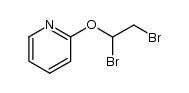 2-(1,2-Dibromoethoxy)pyridine Structure