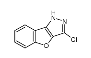 3-chloro-1H-benzofuro[3,2-c]pyrazole Structure
