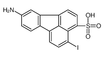9-amino-4-iodofluoranthene-3-sulfonic acid Structure