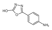 5-(4-aminophenyl)-3H-1,3,4-oxadiazol-2-one结构式