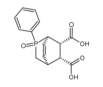 2-syn-phenyl-2-oxo-2-phosphabicyclo[2.2.2]oct-5-ene-7,8-dicarboxylic acid结构式