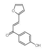 2-Propen-1-one,3-(2-furanyl)-1-(4-hydroxyphenyl)-结构式