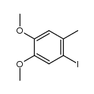 1-Iodo-4,5-dimethoxy-2-methylbenzene Structure