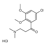 1-(5-chloro-2,3-dimethoxyphenyl)-3-(dimethylamino)propan-1-one,hydrochloride Structure