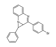 2-(4-bromophenyl)-1-phenyl-1,1a-dihydroazirino[1,2-a]quinoxaline Structure