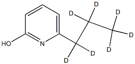 2-Hydroxy-6-(n-propyl-d7)-pyridine结构式