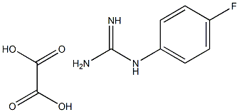 N-(4-Fluoro-phenyl)-guanidine oxalate structure