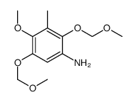 4-methoxy-2,5-bis(methoxymethoxy)-3-methylaniline Structure