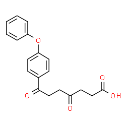 4,7-DIOXO-7-(4-PHENOXYPHENYL)HEPTANOICACID结构式