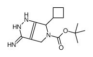 tert-butyl 3-amino-6-cyclobutyl-4,6-dihydro-1H-pyrrolo[3,4-c]pyrazole-5-carboxylate Structure