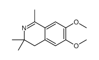 6,7-dimethoxy-1,3,3-trimethyl-4H-isoquinoline Structure