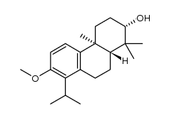 (2S,4aS,10aR)-8-isopropyl-7-methoxy-1,1,4a-trimethyl-1,2,3,4,4a,9,10,10aoctahydrophenanthren-2-ol Structure