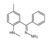 N,4-dimethyl-2-(C-phenylcarbonohydrazonoyl)aniline Structure
