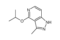 4-isopropoxy-3-methyl-1H-pyrazolo[4,3-c]pyridine结构式