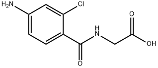 2-(4-amino-2-chlorobenzamido)acetic acid Structure