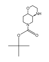 Trans-(4aS,8aS)-叔-丁基六氢-2H-吡啶并[4,3-b][1,4]噁嗪-6(7H)-甲酸基酯图片