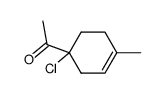 1-(1-chloro-4-methylcyclohex-3-en-1-yl)ethan-1-one结构式