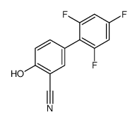 2-hydroxy-5-(2,4,6-trifluorophenyl)benzonitrile结构式