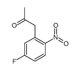 1-(5-fluoro-2-nitrophenyl)propan-2-one Structure