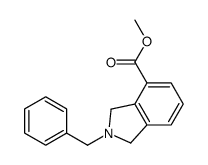 2-苄基异吲哚啉-4-羧酸甲酯结构式