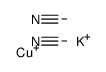 POTASSIUM CYANOCUPRATE(I) Structure