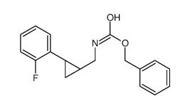 Benzyl {[(1S,2S)-2-(2-fluorophenyl)cyclopropyl]methyl}carbamate Structure