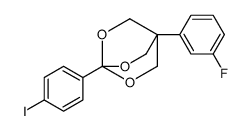 1-(3-fluorophenyl)-4-(4-iodophenyl)-3,5,8-trioxabicyclo[2.2.2]octane Structure