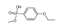 Phosphonic acid, (4-ethoxyphenyl)-, monomethyl ester (9CI) Structure