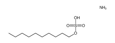 decyl sulfate ammonium Structure