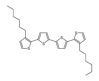 α,ω-Dihexylquaterthiophene,5,5μ-Bis(3-hexyl-2-thienyl)-2,2μ-bithiophene,DH-4T picture