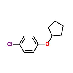 1-氯-4-(环戊氧基)苯结构式