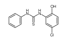 N-(2-hydroxy-5-chlorophenyl)-N'-phenylthiourea Structure