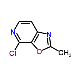 Oxazolo[5,4-c]pyridine, 4-chloro-2-Methyl-结构式