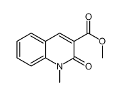 methyl 1-methyl-2-oxoquinoline-3-carboxylate结构式