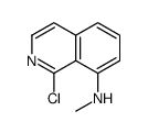 1-Chloro-N-methyl-8-isoquinolinamine结构式