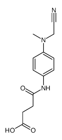 4-[4-[cyanomethyl(methyl)amino]anilino]-4-oxobutanoic acid结构式