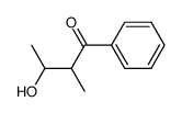 3-hydroxy-2-methyl-1-phenylbutan-1-one结构式