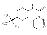 1-(2-chloroethyl)-1-nitroso-3-(4-tert-butylcyclohexyl)urea结构式