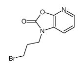 1-(3-bromopropyl)-[1,3]oxazolo[5,4-b]pyridin-2-one结构式