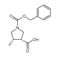 (3R,4S)-1-Cbz-4-甲基吡咯烷-3-甲酸图片